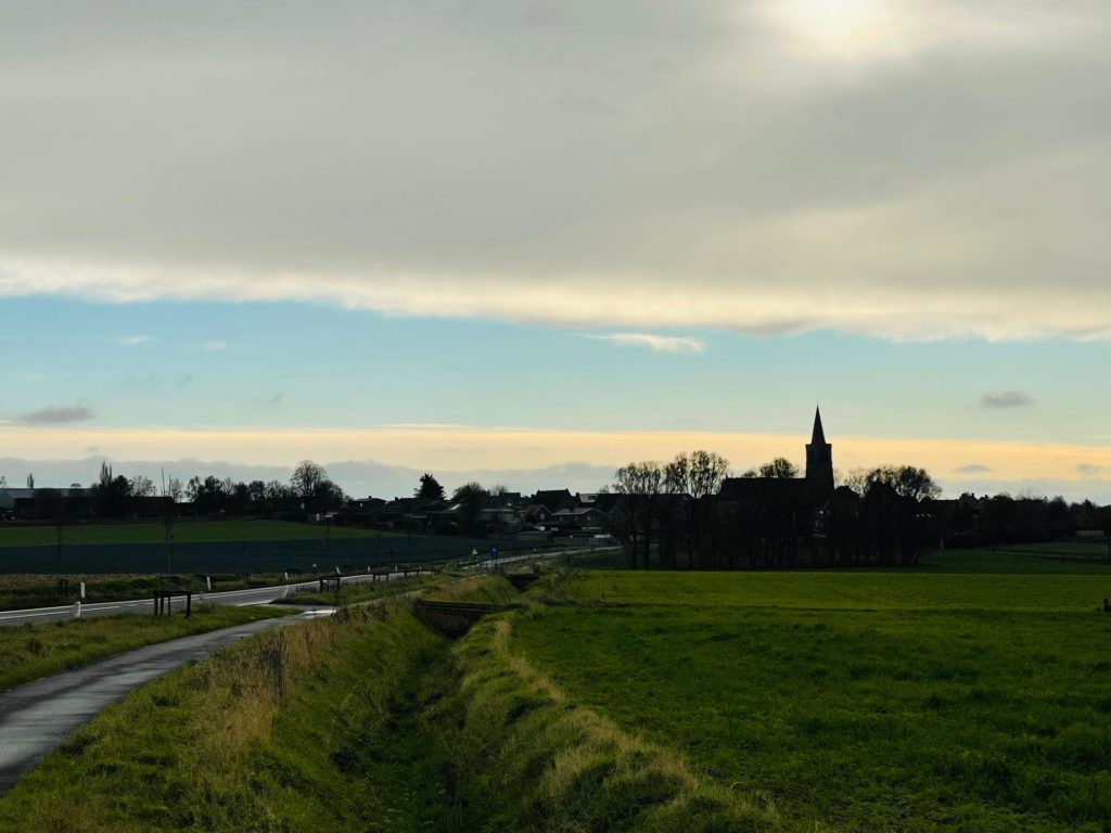 Zicht op Klerken uit richting Esen